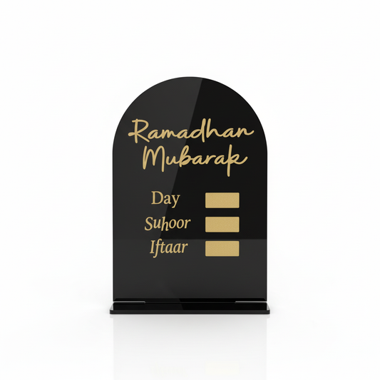 Zwarte Ramadan Kalender - Professioneel
